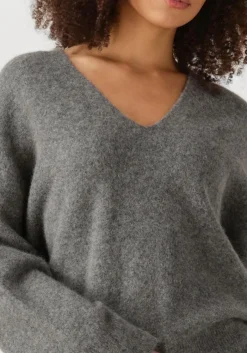 DAMES KNIT-TED grijze trui lucia
