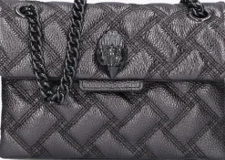 DAMES KURT GEIGER LONDON grijze schoudertas mini kensington drench