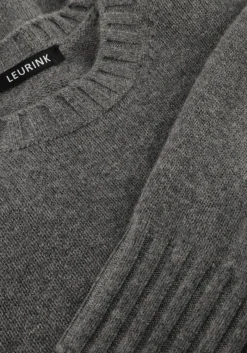 Heren LEURINK KNIT grijze trui rifredo o-neck