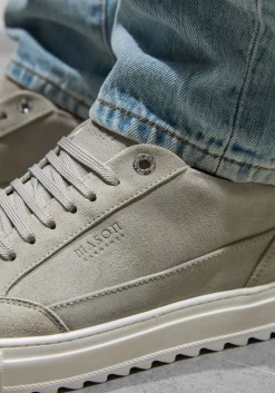 Heren Mason Garments grijze lage sneakers tia nativo