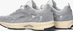 Heren MERCER AMSTERDAM grijze lage sneakers the re-run vintage m