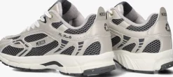 DAMES MERCER AMSTERDAM grijze lage sneakers the re-run champagne