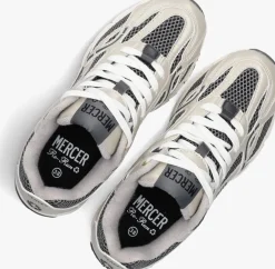 DAMES MERCER AMSTERDAM grijze lage sneakers the re-run champagne