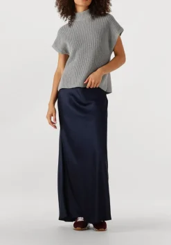 DAMES MOS MOSH grijze coltrui mmbiola bine knit vest