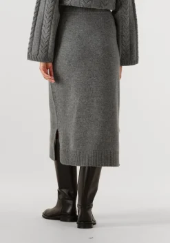 DAMES MOS MOSH grijze midirok mmbryndis knit skirt