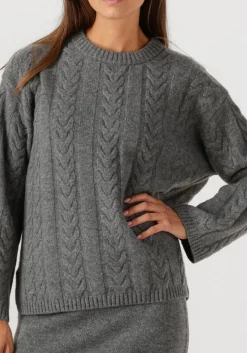 DAMES MOS MOSH grijze trui mmbryndis crewneck knit