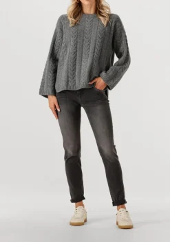 DAMES MOS MOSH grijze trui mmbryndis crewneck knit