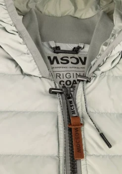 DAMES MOSCOW grijze gewatteerde jas 10-08-noah