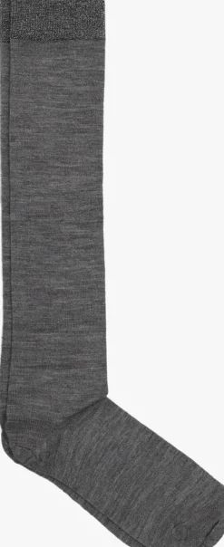 DAMES MP DENMARK grijze sokken wool/silk knee socks