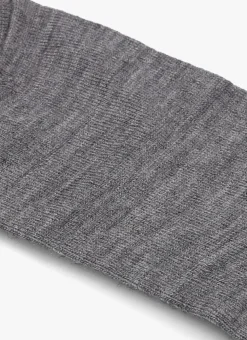 DAMES MP DENMARK grijze sokken wool/silk knee socks