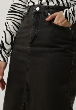 DAMES NOTRE-V grijze midirok denim maxi skirt