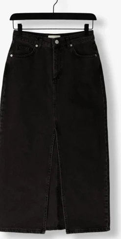 DAMES NOTRE-V grijze midirok denim maxi skirt