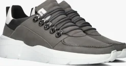 Heren NUBIKK grijze lage sneakers roque roman heren