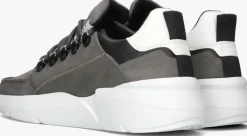 Heren NUBIKK grijze lage sneakers roque roman heren