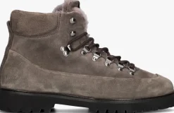 Heren NUBIKK grijze veterboots logan chad fur