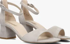 DAMES PAUL GREEN grijze sandalen met hak 6140
