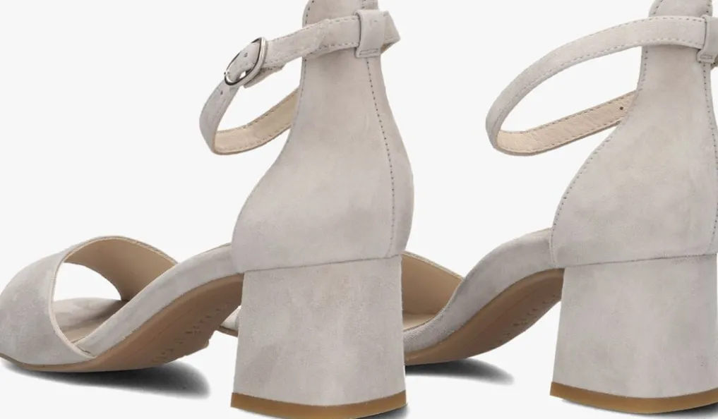 DAMES PAUL GREEN grijze sandalen met hak 6140