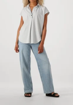 DAMES PENN & INK grijze blouses blouse