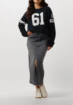 DAMES PENN & INK grijze midirok 679 skirt