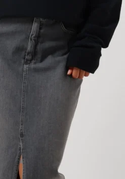 DAMES PENN & INK grijze midirok 679 skirt