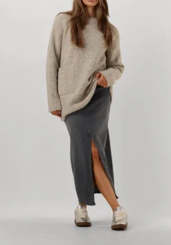 DAMES PENN & INK grijze midirok 679 skirt