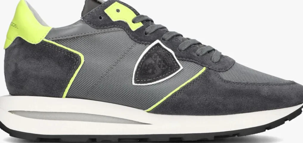 Heren PHILIPPE MODEL grijze lage sneakers tropez haute low man