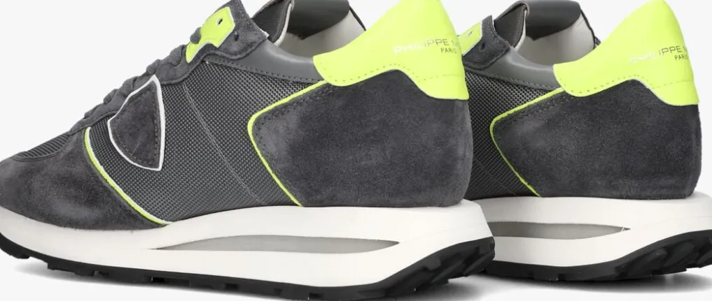 Heren PHILIPPE MODEL grijze lage sneakers tropez haute low man