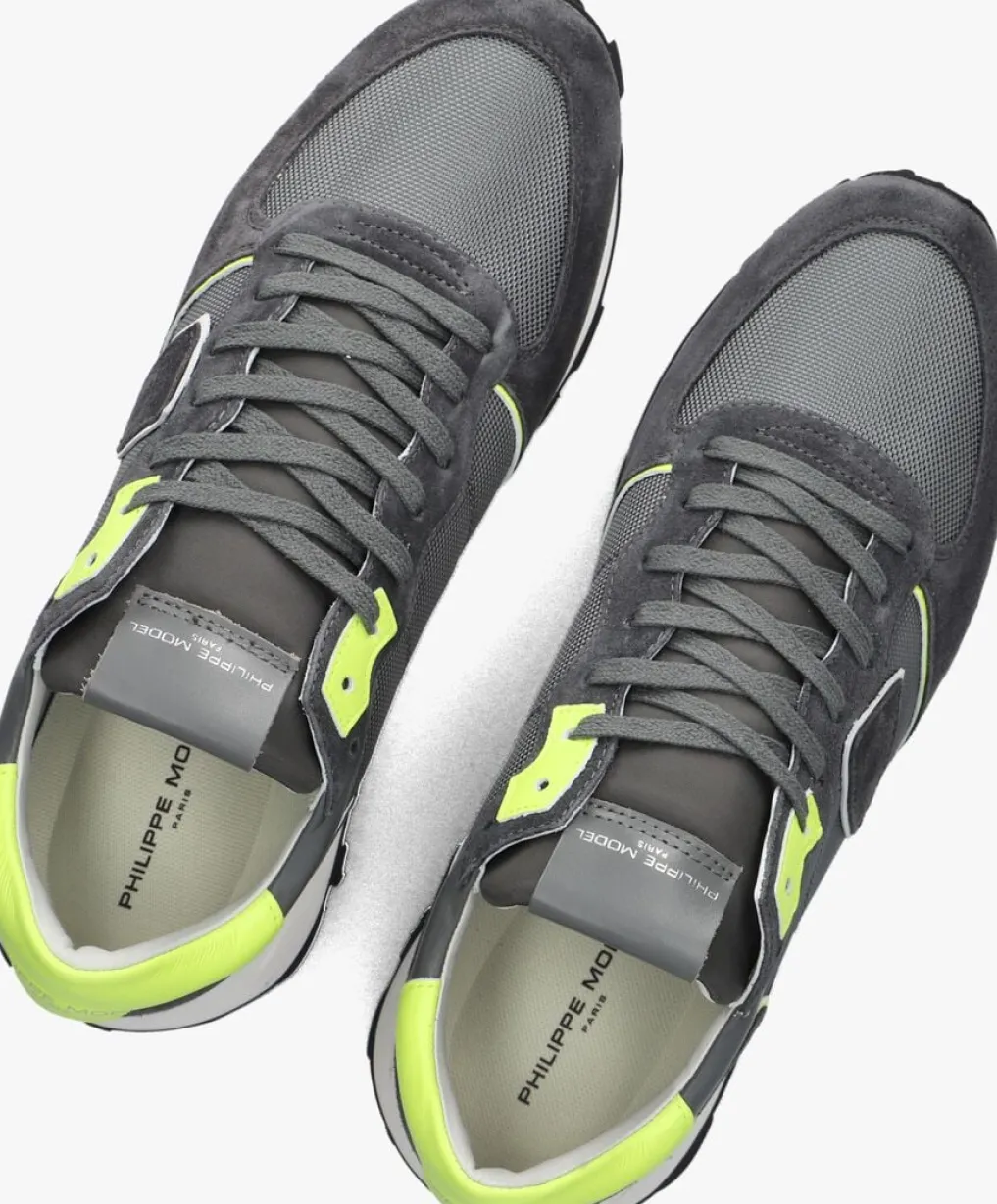 Heren PHILIPPE MODEL grijze lage sneakers tropez haute low man