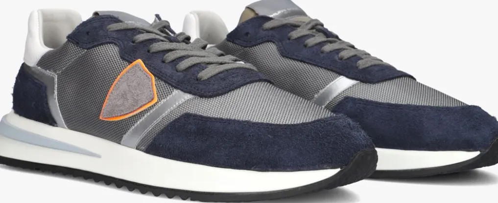 Heren PHILIPPE MODEL grijze lage sneakers tropez 2.1 fluor