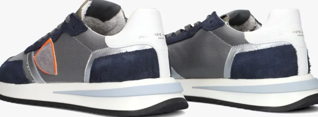 Heren PHILIPPE MODEL grijze lage sneakers tropez 2.1 fluor