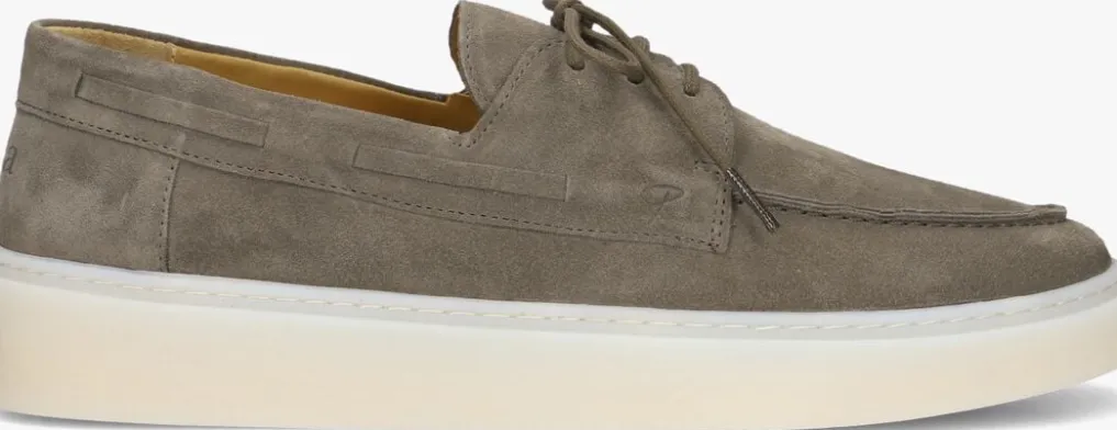 Heren POSA grijze veterschoenen deckshoe originale