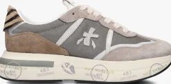 DAMES PREMIATA grijze lage sneakers cassie