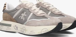 DAMES PREMIATA grijze lage sneakers cassie