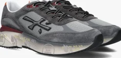 Heren PREMIATA grijze lage sneakers moerun