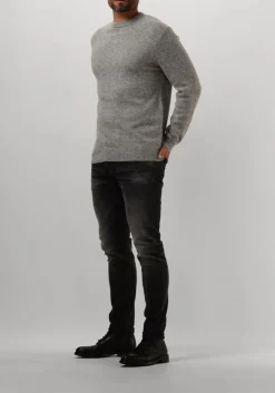 Heren PROFUOMO grijze trui pullover crew neck
