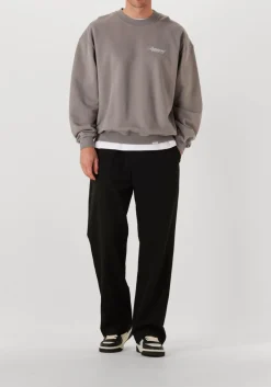 Heren REPRESENT grijze sweater owners club script sweater