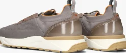 Heren SANTONI grijze lage sneakers flin