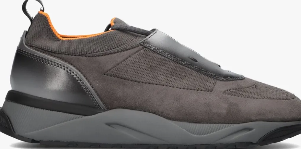 Heren SANTONI grijze lage sneakers 22042