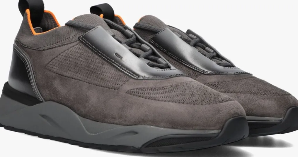 Heren SANTONI grijze lage sneakers 22042