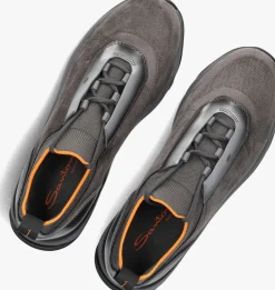 Heren SANTONI grijze lage sneakers 22042
