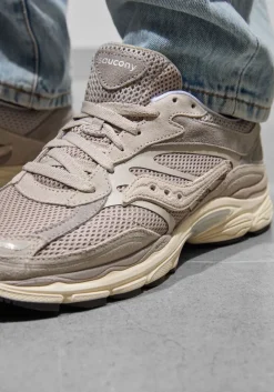 DAMES SAUCONY grijze lage sneakers grid jazz 9