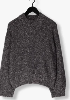 DAMES SECOND FEMALE grijze trui lamilla knit o-neck