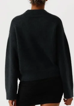 DAMES SECOND FEMALE grijze trui brook knit drop shoulder o-neck