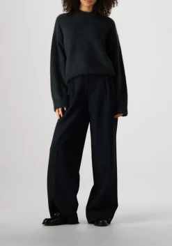 DAMES SECOND FEMALE grijze trui brook knit drop shoulder o-neck