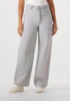 DAMES SECOND FEMALE grijze wide jeans denira denim jeans