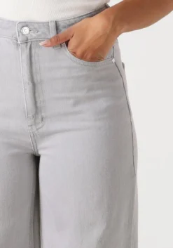 DAMES SECOND FEMALE grijze wide jeans denira denim jeans