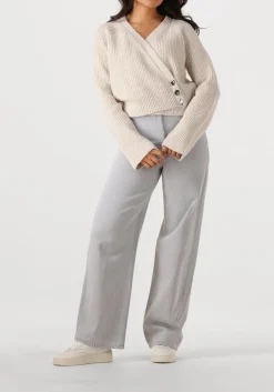 DAMES SECOND FEMALE grijze wide jeans denira denim jeans