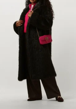 DAMES STAND STUDIO grijze faux fur jas genevieve coat