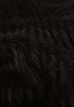 DAMES STAND STUDIO grijze faux fur jas genevieve coat