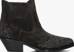 DAMES STEFANO LAURAN grijze enkellaarsjes 9706r